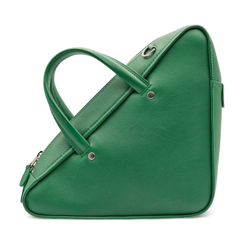 Balenciaga Triangle Leather Bag Green with 2 straps - Picture 3 of 7
